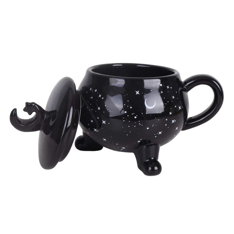 Vencer Moon Mugs Gift for Women,Halloween Coffee Mug Witchcraft Supplies,Halloween Witchy Mugs,Tea Cup,14 oz,Ceramic VCM-017 - Image 4